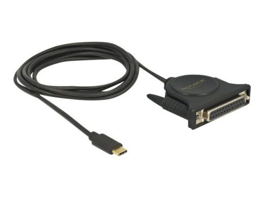 Delock USB/paralleelkaabel 1,8m must