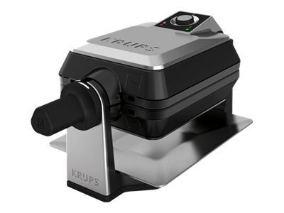 Krups FDD95D10 Vahvliraud Must/Metalliline