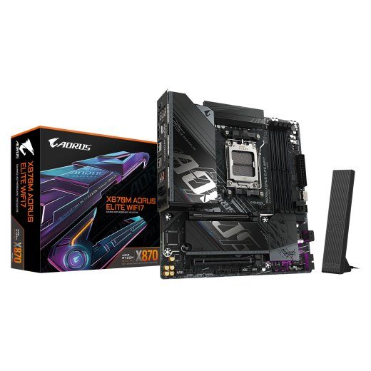 GIGABYTE X870M A ELITE WF7 AM5 4xDDR5 2xSATA 2xM.2 1xHDMI