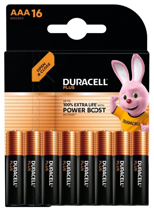 Duracell Plus 16-komplekt