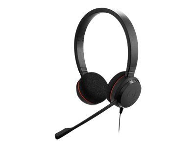 Jabra Evolve 20 UC stereojuhtmega kõrvaklapid mustad