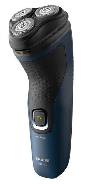 Philips S1151/00 vyrų rotacinis skutuvas ir kirpėlis Juodas, Mėlynas