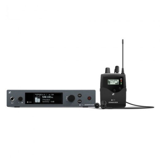 Sennheiser EW IEM G4-A - helitagasilülituskomplekt (stseeniku kuulmine) 516-558 MHz