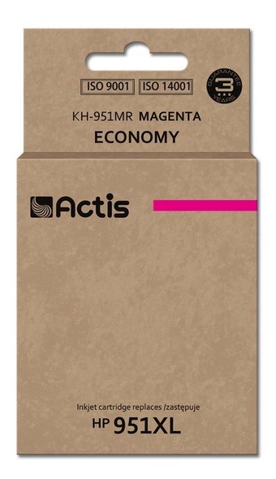 Actis KH-951MR tint (asendus HP 951XL CN047AE jaoks; Standard; 25 ml; magenta)