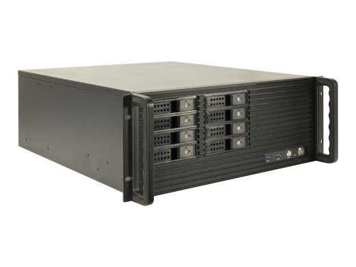 Inter-Tech IPC 4U-4508 Extended ATX/SSI EEB Riiuli versioon Must