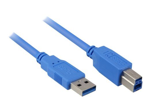 Sharkoon USB Kaabel 1m Must