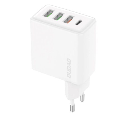 Dudao 3x USB / 1x USB Type C 20W kiirlaadur, PD, QC 3.0 valge (A5H)