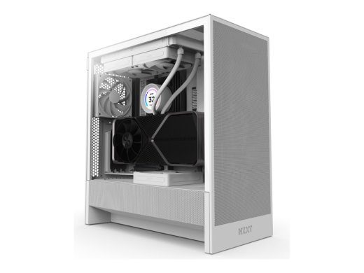 NZXT H Series H5 Flow Tower Extended ATX Valge