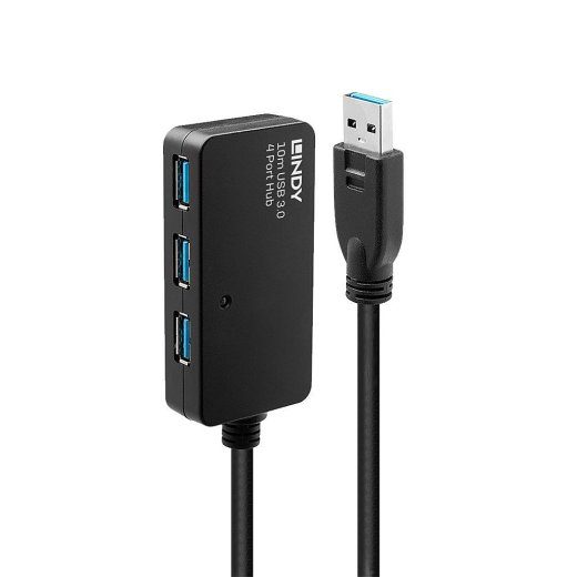 KAABEL USB3 EXTENSION HUB 10M/AKTIIIVNE 43159 LINDY