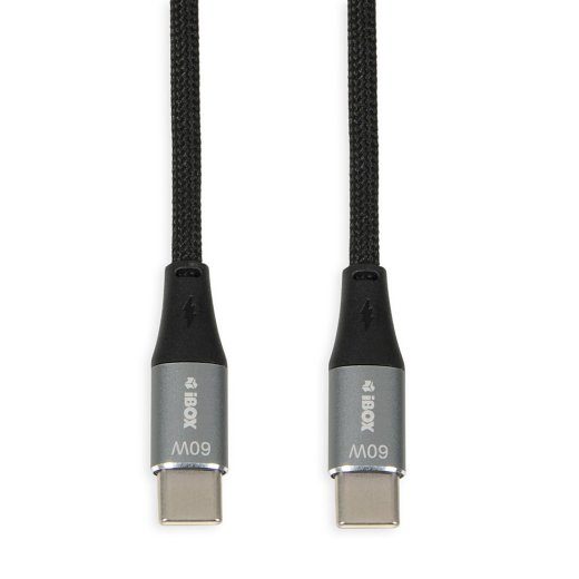 iBOX IKUTC USB-C kaabel 60W 1m must