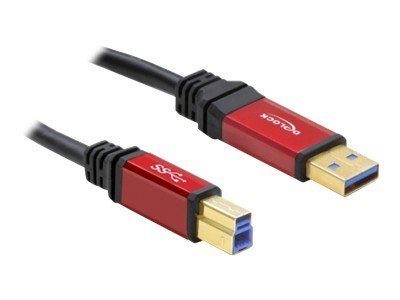 Delock 3m Premium USB-kaabel must