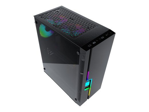 GEMBIRD arvuti korpus Fornax 2000 - RGB LED RIBILÄIKE RGB TAGUSE FAN värvi reguleerimise