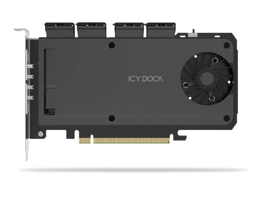 ICY DOCK ExpressSlide salvestuspakett PCIe 4.0 x4 PCIe 4.0 x16 (NVMe)