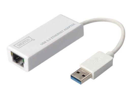 Digitus USB 3.0 kuni Gigabit Ethernet Adapter USB-A Mees, 10/100/1000 Mbps DN-3023 Võrguadapter