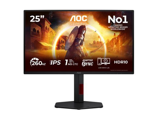 AOC 25G4ZR 25 " Fast IPS FHD 16:9 240 Hz 0.5 ms 1920 x 1080 pixels 300 cd/m² HDMI ports quantity 2 Black