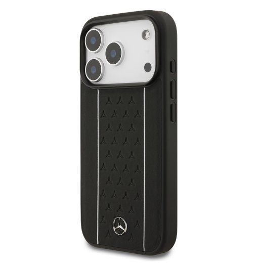 Mercedes Nahk Tärni Mustriga ja Triipudega MagSafe Kott Apple iPhone 17 Pro jaoks