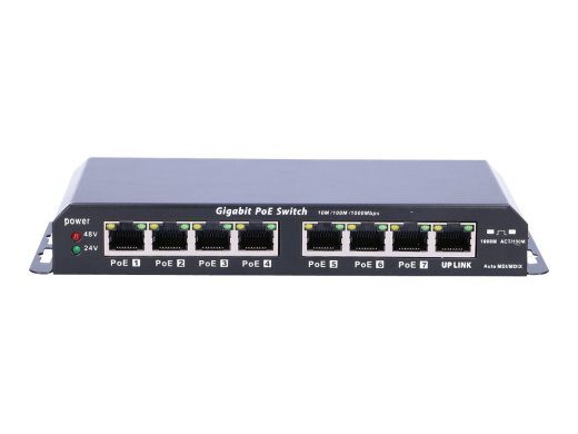 Extralink KRATOS 8-portne Gigabit PoE lüliti