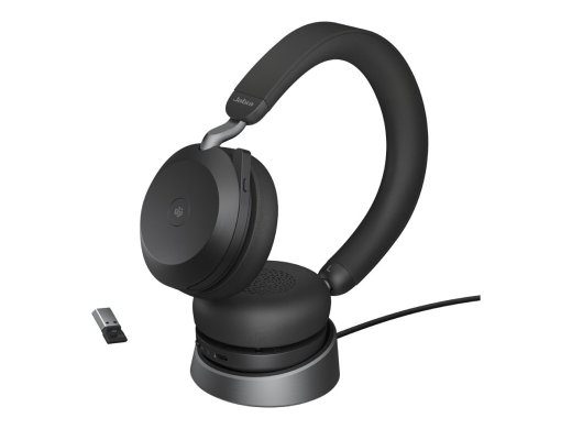 Jabra Evolve2 75 Juhtmeta Kõrvaklapid Must