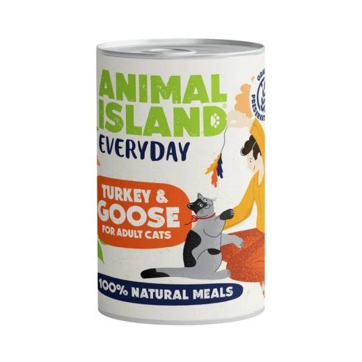 ANIMAL ISLAND Everyday Türgi ja hani - märgkassitoit - 400g