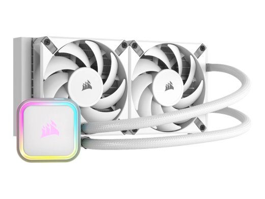 CORSAIR iCUE H100i RGB ELITE 120mm Valge Vedelik CPU Külmik