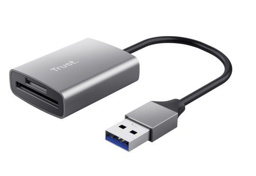 Trust 24135 Card Reader USB 3.2 Gen 1 Aluminium / silver