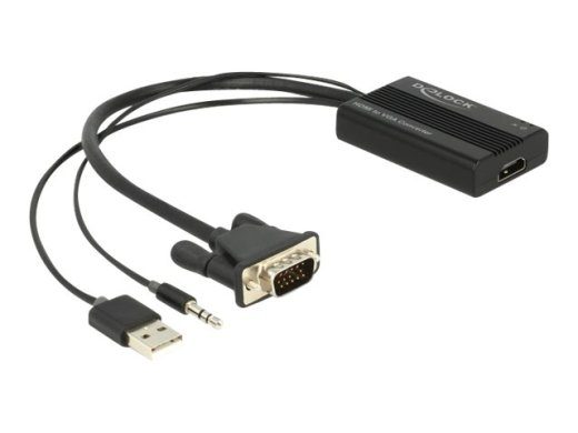 DeLOCK Power/Audio/Video adapter 25cm must must