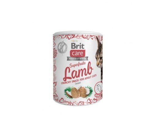 BRIT Care Cat Snack Superfruits Lamb - kassilemmik - 100 g