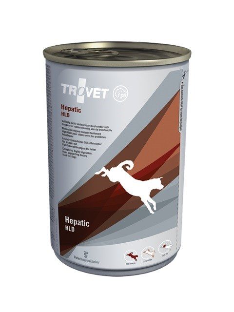 TROVET Hepatiit HLD Kana - Määrdunud koeratoit - 400 g