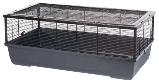 INTER-ZOO Bernie black - puur närilistele - 100 x 54 x 39cm