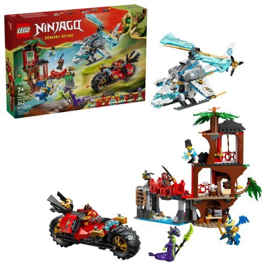 LEGO NINJAGO 71857 Ninja transporto priemonių medžių namo mūšis