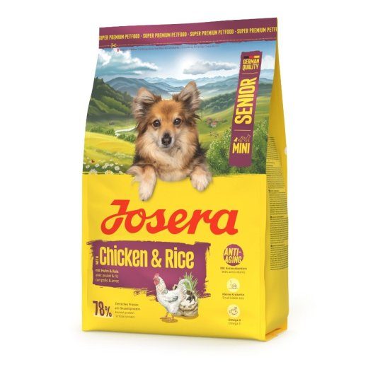 JOSERA Mini Senior Kanaliha & Riis - kuiv koeratoit - 3kg