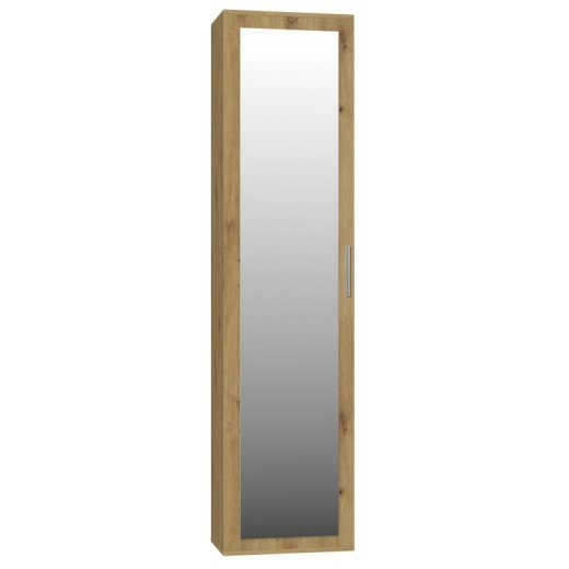 Topeshop DUO SZAFKA ARTISAN magamistoa riidekapp/kapp 2 riiulit 1 uks(e)d Tamm