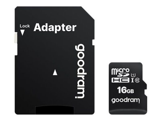 Goodram M1AA-0160R12 memory card 16 MicroSDHC Class 10 UHS-I