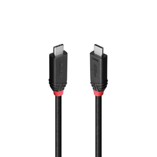 KABLI USB4 240W TÜÜP C 1M/BLACK LINE 37001 LINDY