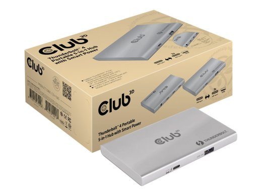 Club3D CSV-1580 Thunderbolt 4 5-in-1 dokkimisjaam