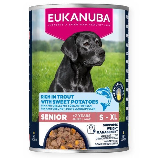 EUKANUBA Life Care Senior Rich in trout with sweet potatoes - märgkoeratoit - 400g
