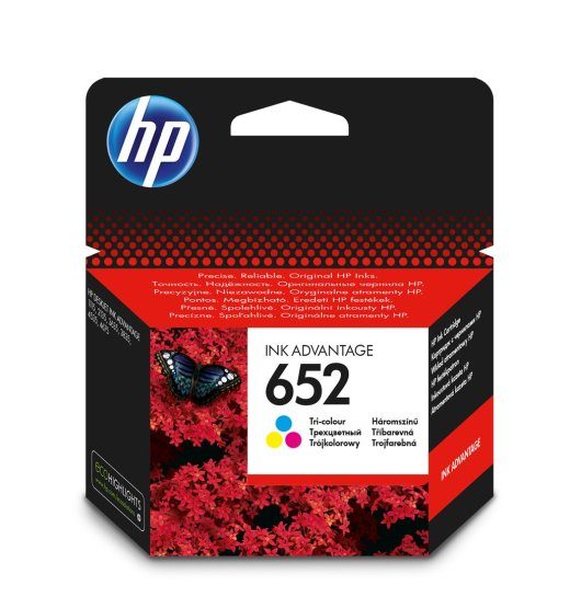 HP 652 Originaal Magenta,Süsiniksinise,Kollase