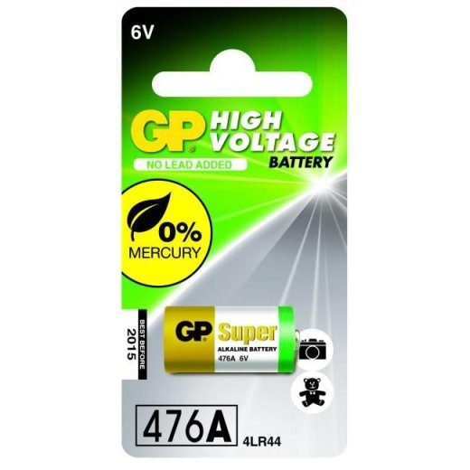 HIGH VOLTAGE 476A Blister with 1 battery. 6V