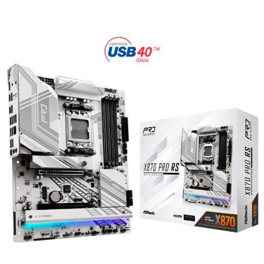 ASRock X870 Pro RS ATX AM5 pesa AMD X870