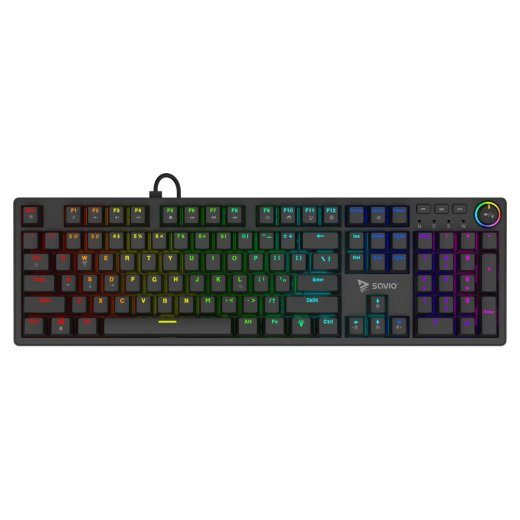 SAVO STYX Mechanical Keyboard Outemu Red, Hot Swap, RGB