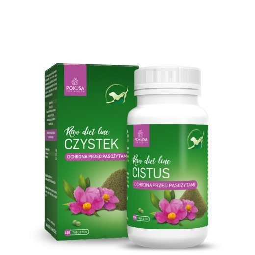 POKUSA RawDietLine Cistus - koiralihapliiatsid koertele ja kastele - 120tk