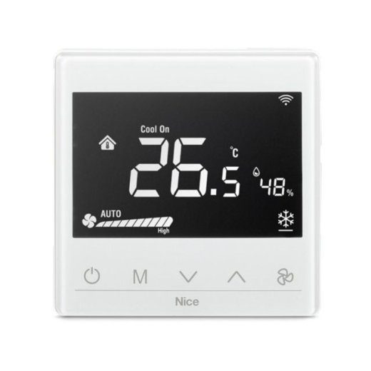 Nice Fan2-Control valge temperatuurregulaatori termostat