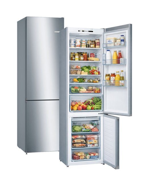 Bosch Serie 4 KGN39VIEB Külmik-Sügavkülmik Vabaseisev 368 L E Roostevaba teras