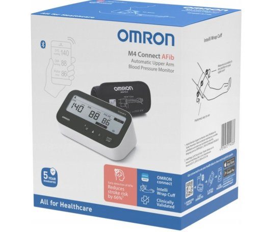 OMRON M4 Connect Afib ülearmu vererõhumonitor