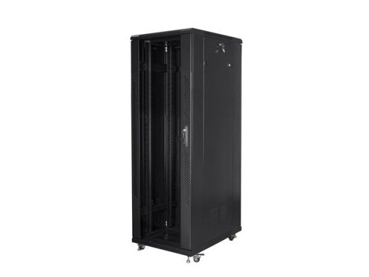 Lanberg Ruumi kapp 19" vaba seisev 47U/800x800 (tasapakk) FF01-8847-12B Must