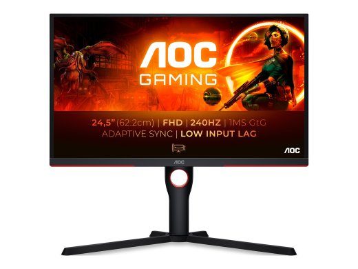 AOC Gaming 25G3ZM/BK 25-tolline Full HD 1920 x 1080 240Hz HDMI DisplayPort Monitor