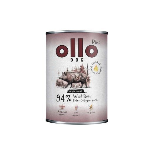 OLLO Plus Kollagen Metsasea - märja koeratoit - 400g