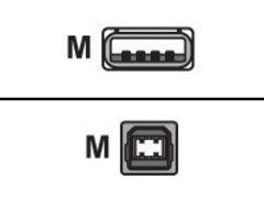 Sharkoon USB Kaabel 2m Must