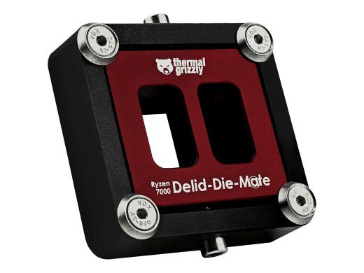 Thermal Grizzly Delid-Die-Mate CPU Integrated Heatspreader Remover 1-komplekt Must Punane