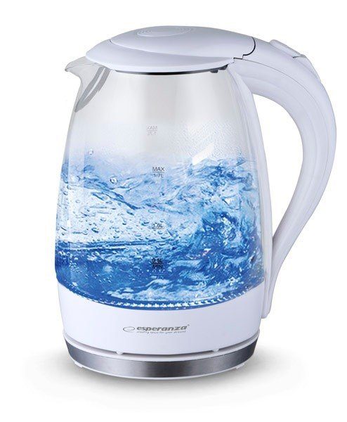 Esperanza EKK011W elektrinis virdulys 1.7 L balta, daugiaspalvė 2200 W